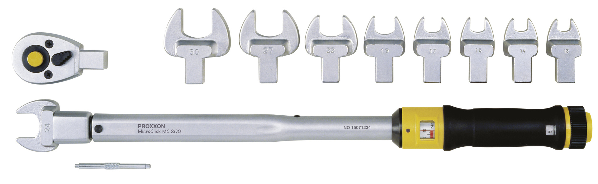 Drehmomentschlüssel MicroClick 200-Multi , 40 - 200 Nm 1 Drehmomentschlüssel MicroClick 200-Multi , 40 - 200 Nm