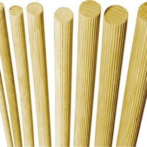 Riffelstab Buche Länge 1,00 m D. 20 mm