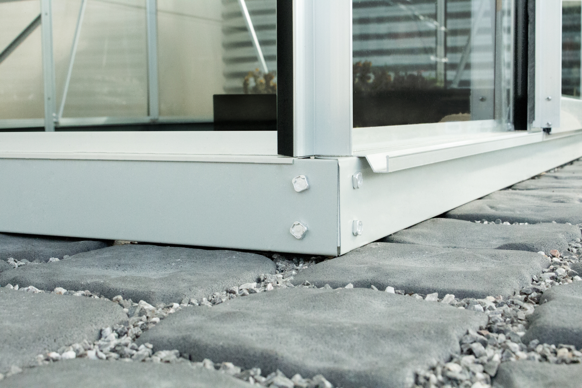 Fundament für Gewächshaus Ida 1 Fundament für Gewächshaus Ida