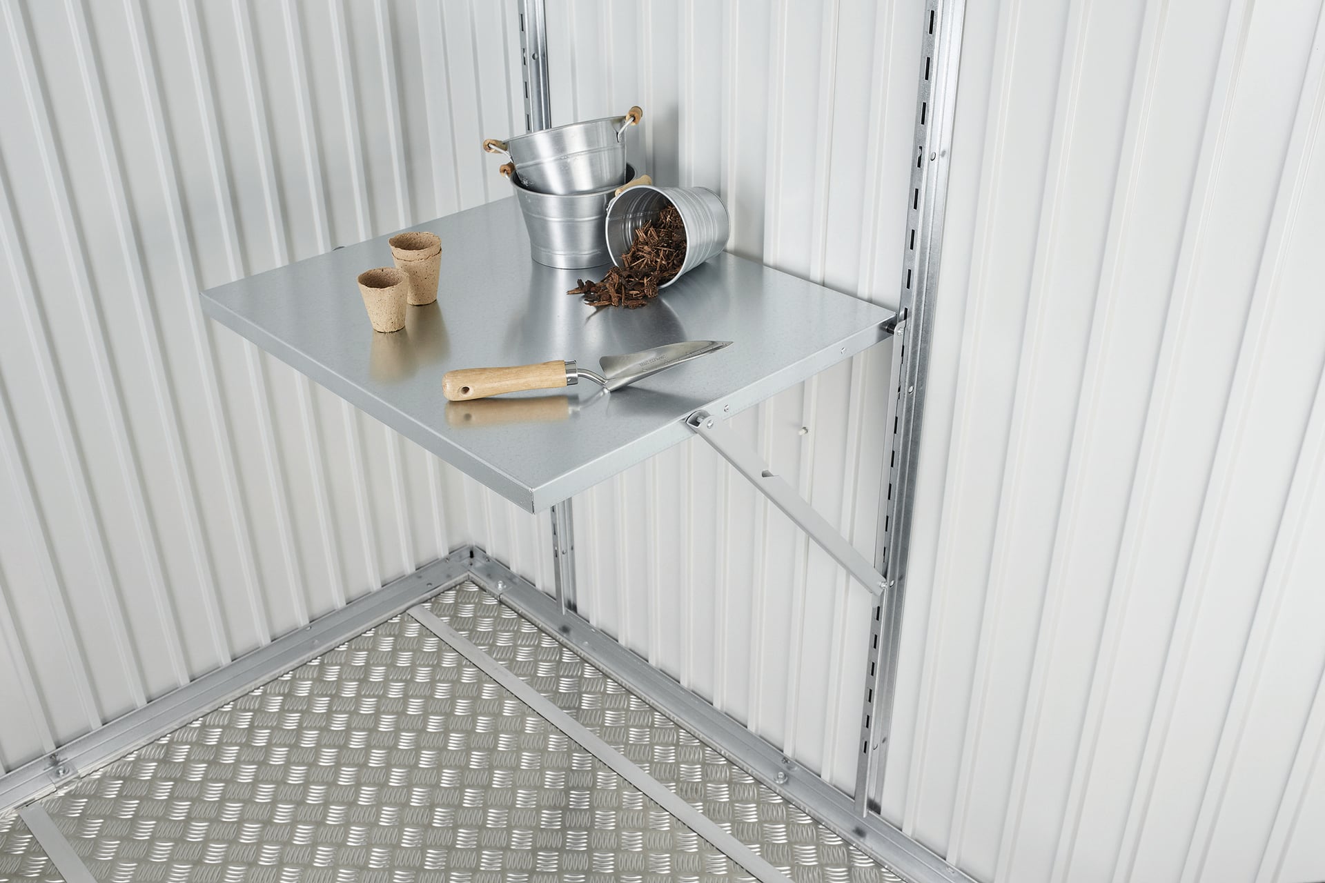 Klapptisch für alle Gerätehäuser 1 Klapptisch für alle Gerätehäuser