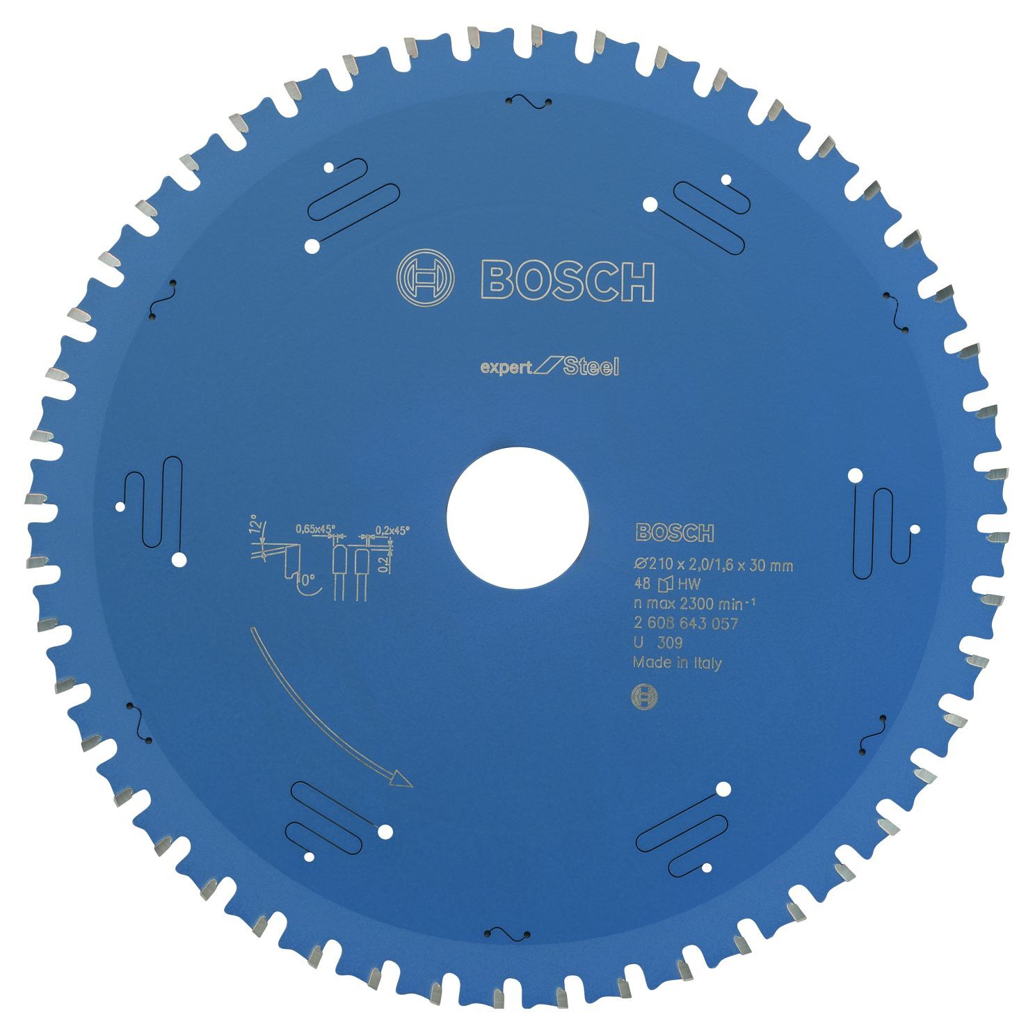 Kreissägeblatt Expert für Steel, 210 x 30 x 2,0 mm, 48 Zähne