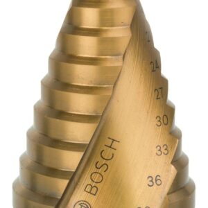 Stufenbohrer HSS-TiN, 6 - 39 mm, 10 mm, 93,5 mm, 12 Stufen