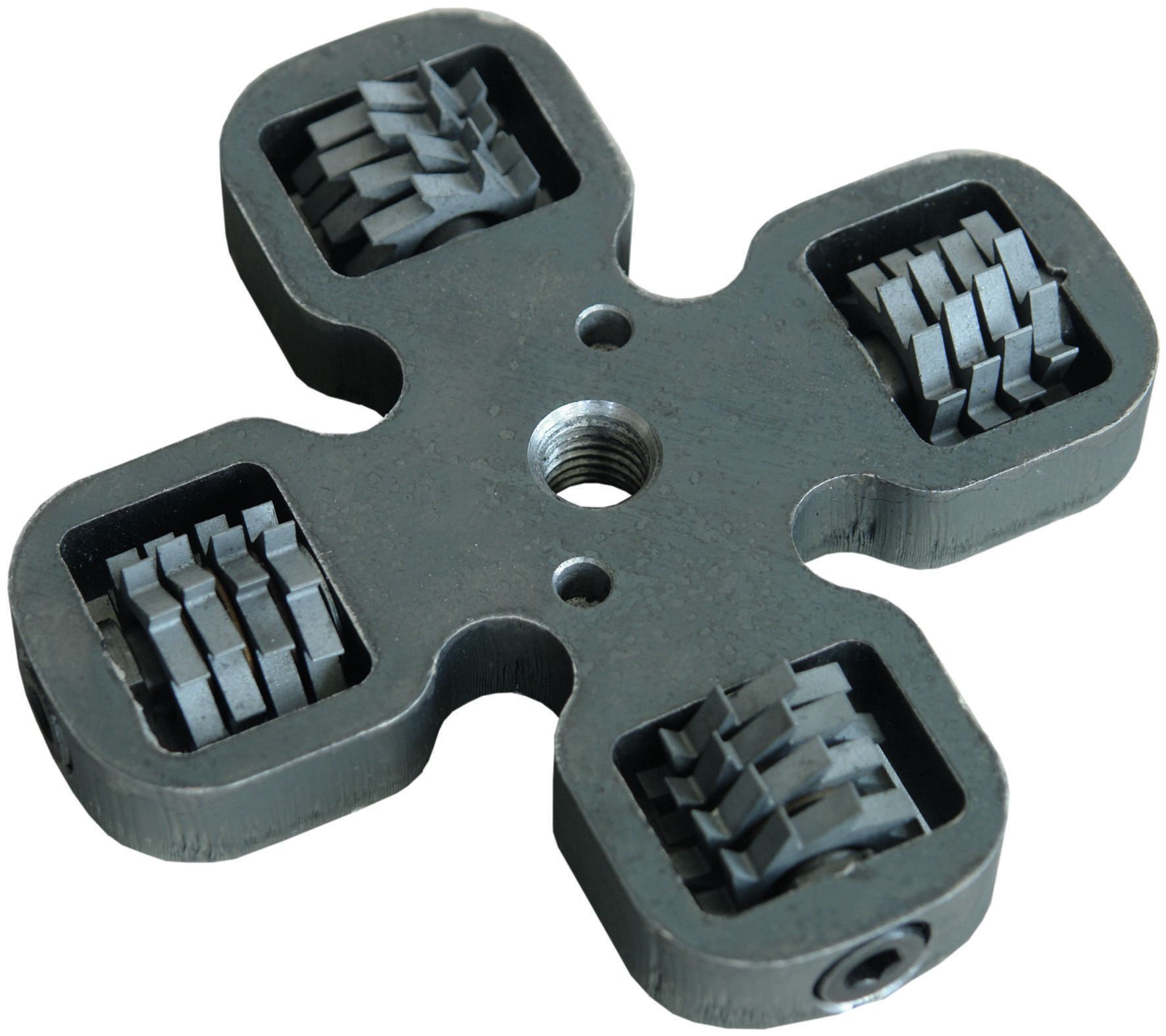 Drehkreuz mit 16 Frässternen 1 Drehkreuz mit 16 Frässternen