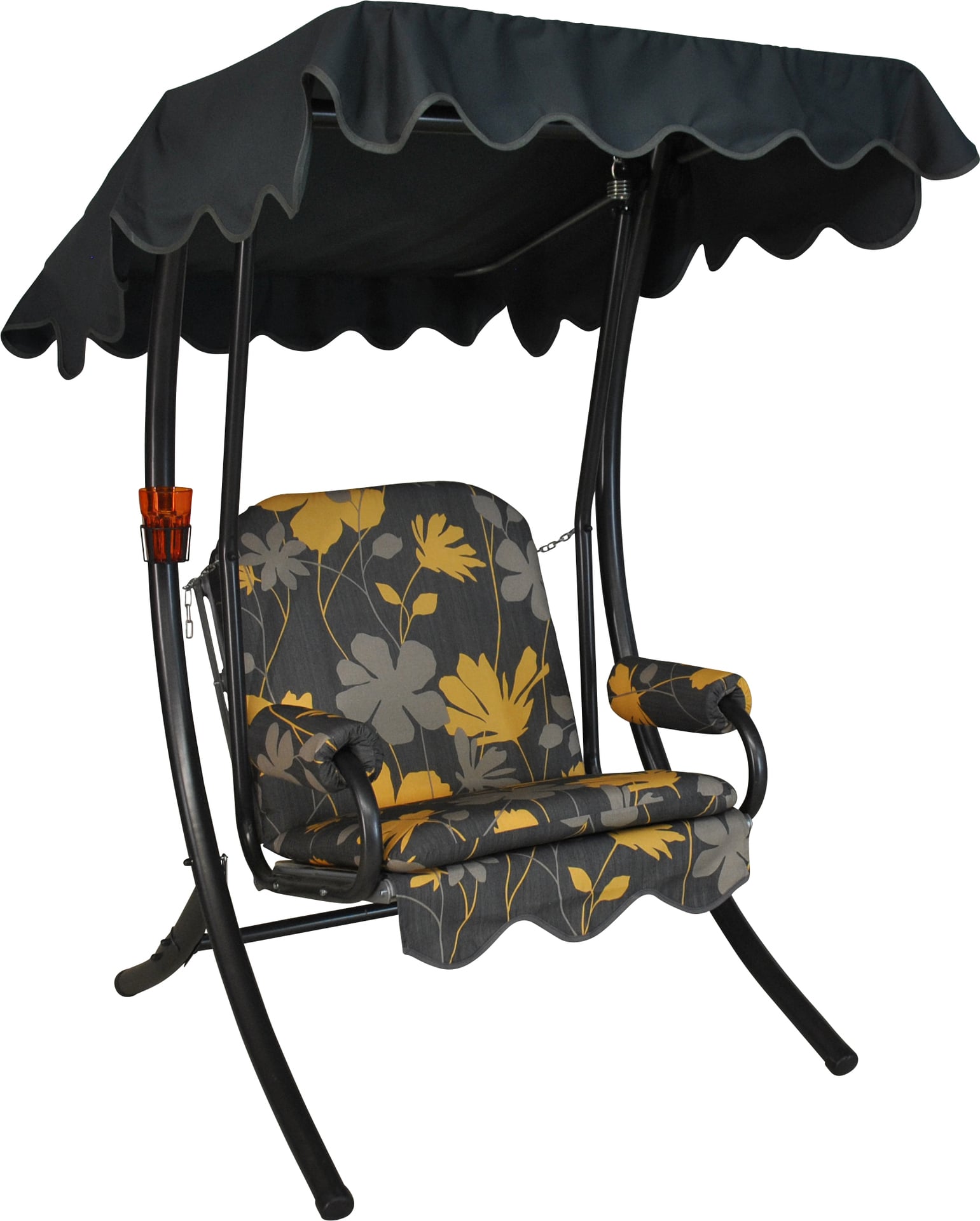 Hollywoodschaukel 1-Sitzer Lugo gelb 1 Hollywoodschaukel 1-Sitzer Lugo gelb