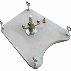 Vakuumplatte für Dübelfuß mit Dichtring, 340 x 290 mm, max. Bohr Ø 162 mm