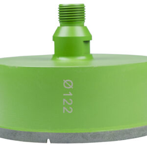 Diamant-Nass-Bohrkronen, R½", Ø 122 mm, Nutzlänge 40 mm