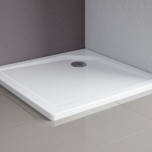 ExpressPlus Duschwanne Quadrat extra-flach, alpinweiß
