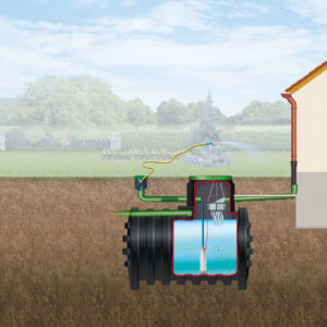 MONO Erdtank, schwarz, oval