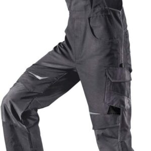 Latzhose Pulsschlag anthrazit-schwarz