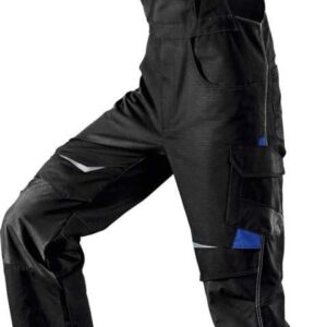 Latzhose Pulsschlag schwarz-kornblau