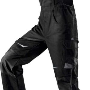 Latzhose Pulsschlag schwarz-anthrazit