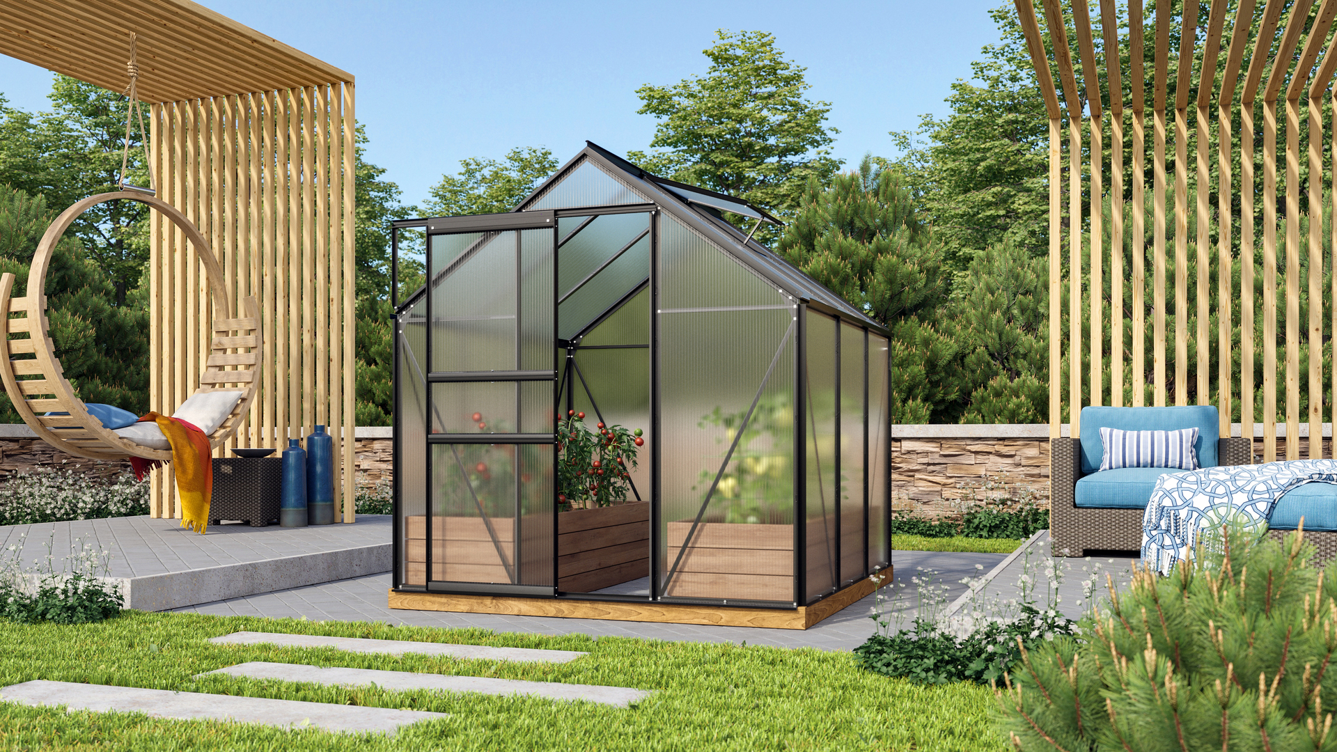 Gewächshaus Venus 3800 1 Gewächshaus Venus 3800