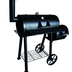 Smoker Portland, schwarz, Grillrost 67x34cm