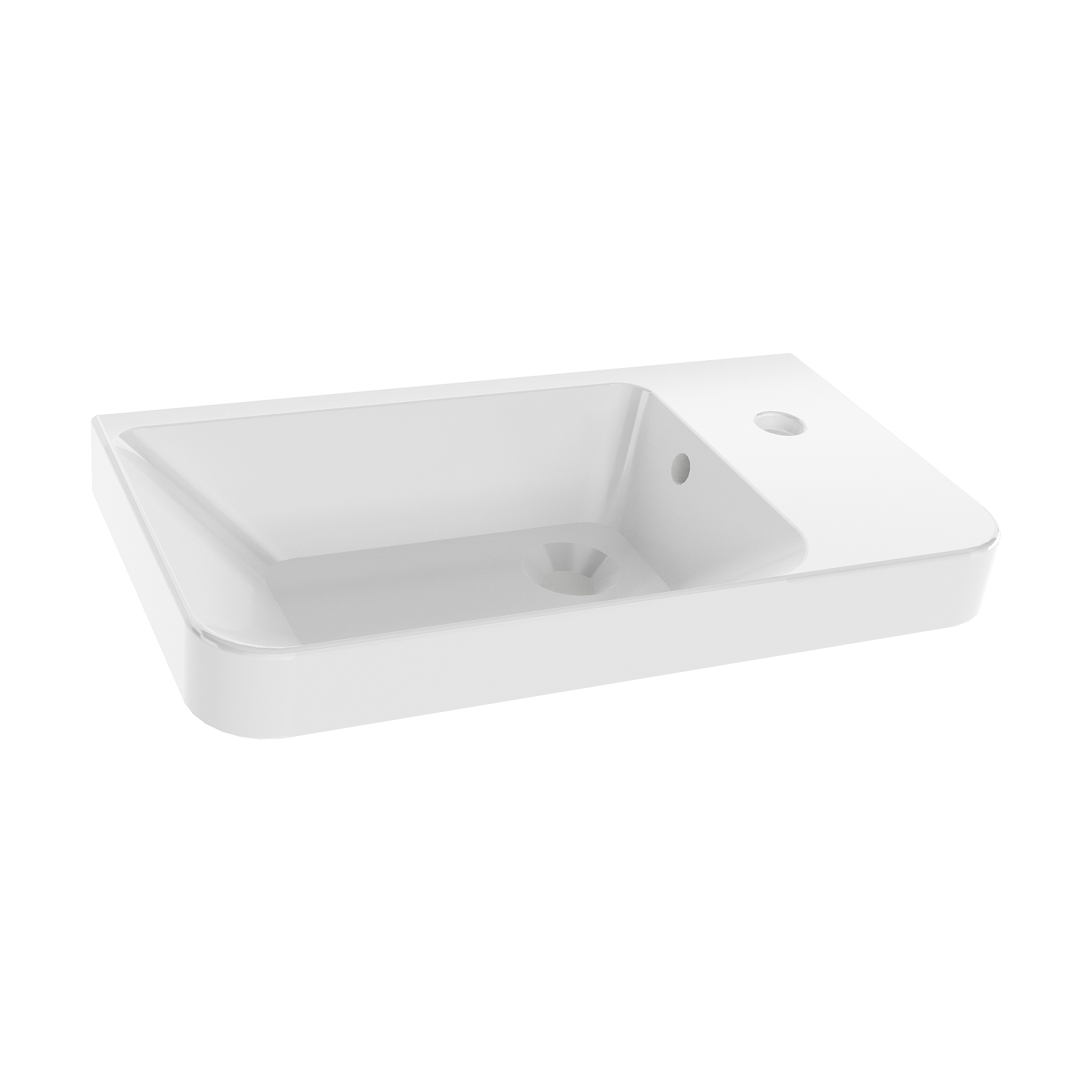 MILANO Keramikwaschtisch weiß 1 MILANO Keramikwaschtisch weiß