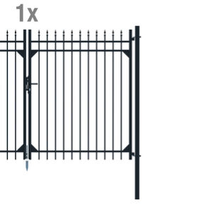 Doppeltor-Set Columbus, 3010 x 1800 mm anthrazit