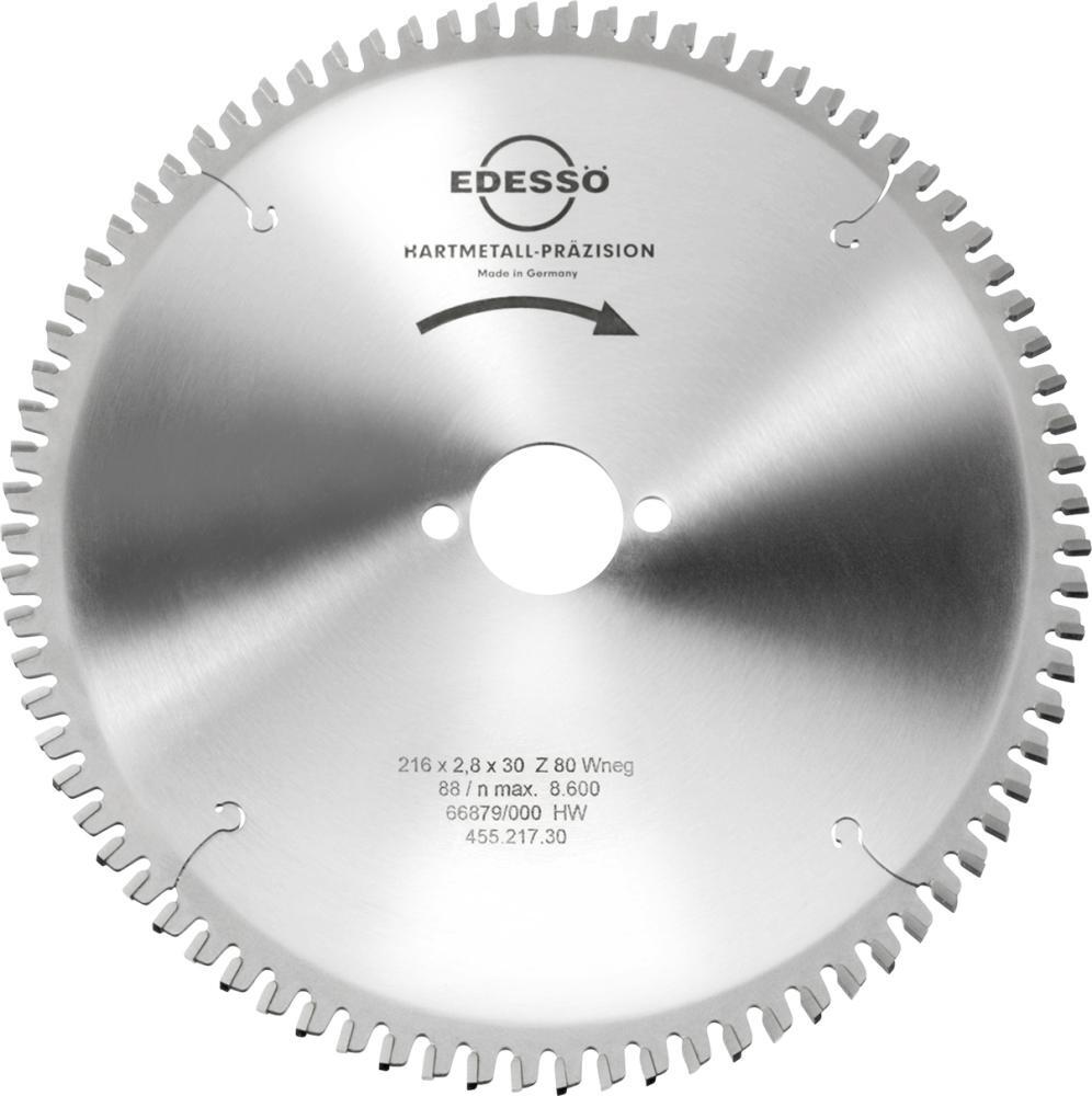 HW Kreissägebl. Präz. 216x2,8x30mm Z80 W neg. 1 HW Kreissägebl. Präz. 216x2,8x30mm Z80 W neg.