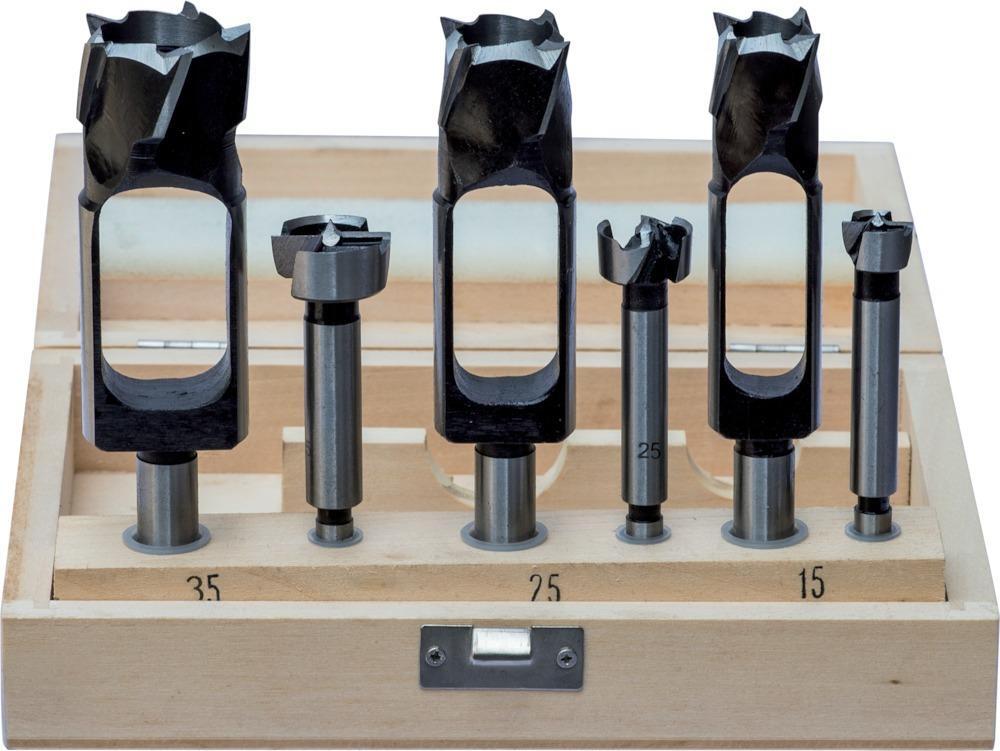 Kombi-Satz 15, 25, 35mm 6tlg. i. Holzk. FORTIS 1 Kombi-Satz 15, 25, 35mm 6tlg. i. Holzk. FORTIS