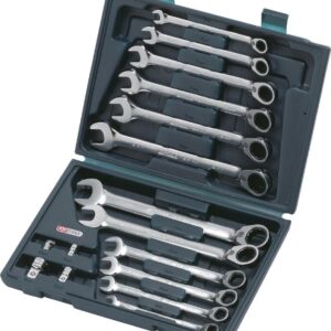 Ratschenschlüssel-Satz 16-tlg. 8-19mm umschlt.KS