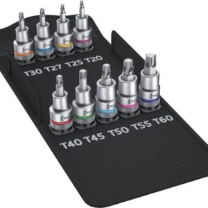 Schraubendrehereinsatz- Satz mit Haltefunktion 1/2" TX-HF20-60x