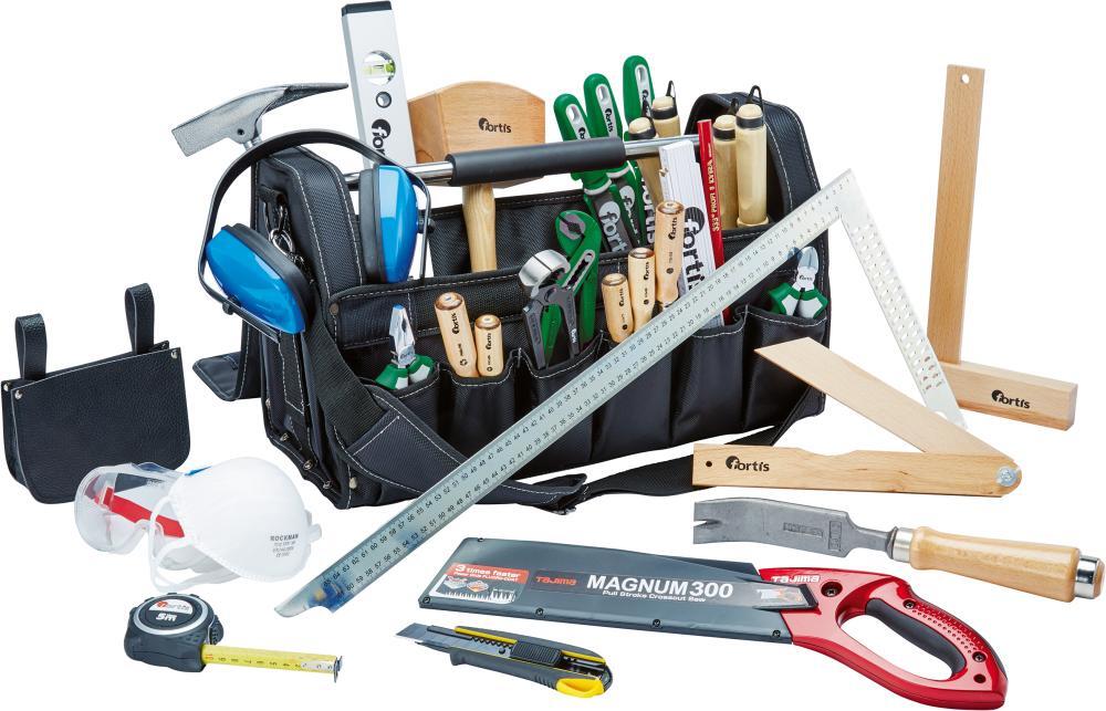 Werkzeugtasche für Zimmerei-Azubis Fortis 1 Werkzeugtasche für Zimmerei-Azubis Fortis