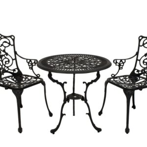 Bistroset Jugendstil, Aluguss