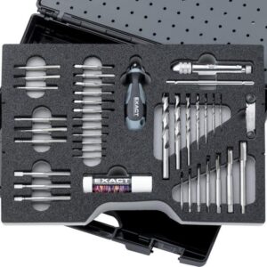 Gewindeschneidwerkzeug- Set HSS 61-teilig M3-M12 EXACT