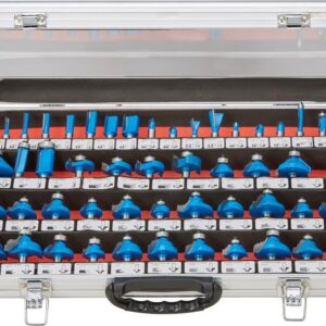 Oberfräserkassette 50-tlg. i.Alukoffer Fisch