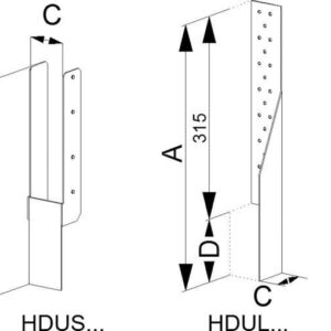 SST Zuganker Oberteil HDUF250G STRECKE