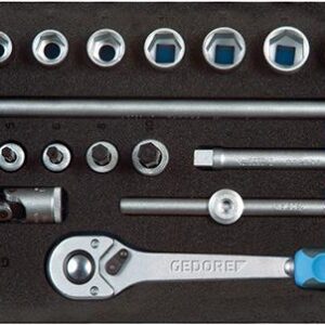 Werkzeugmodul CT1/3 Steckschlüssel-Satz 3/8" GEDORE
