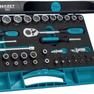 Steckschlüssel-Satz 1/4" und 3/8" 882 46-teilig HAZET