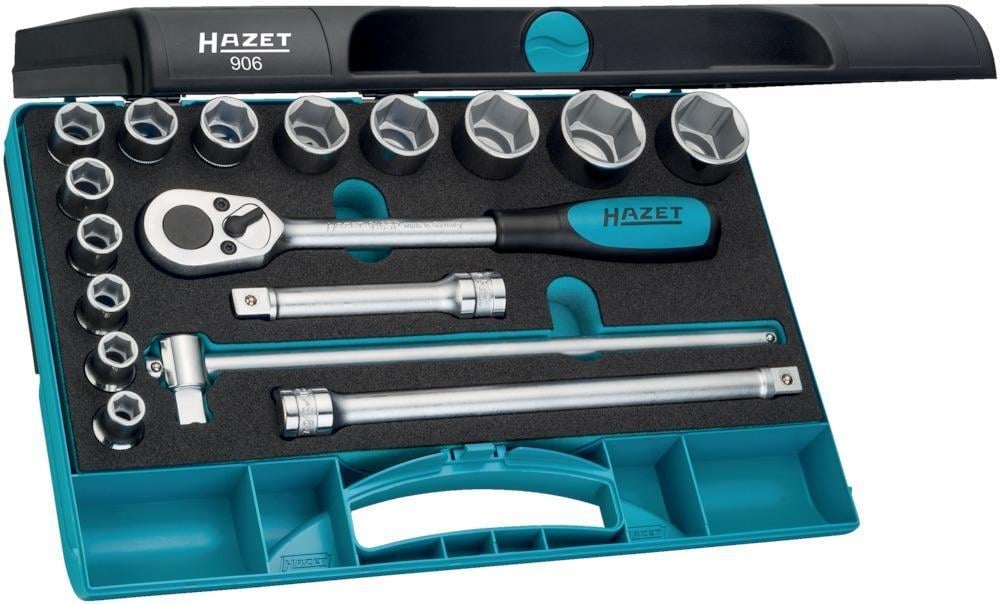 2280978 steckschluessel satz 1 2 906 17 teilig hazet