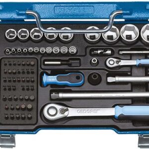 Steckschlüssel-Satz 19V20U-20 1/4" und 1/2" 81-teilig GEDORE
