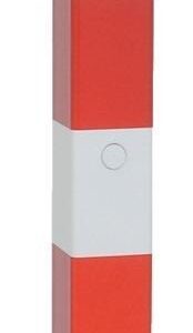 Absperrpfosten umlegbar verz. r/w 70x70mm, PZ