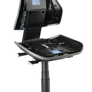 Basisstuhl ESD NEON 2 grau mit Rollen synchro