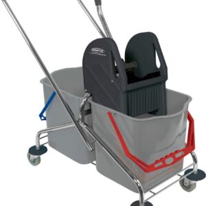 Doppelfahreimer chrom 2x17l m.Presse