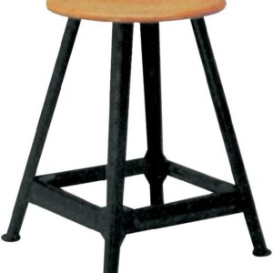 Bandstahl-Hocker 4 Beine, H500 mm RAL9005