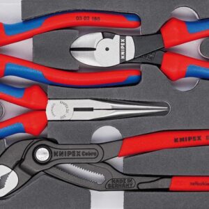 Zangen-Satz Basic mit Schaumeinlage 4-teilig KNIPEX