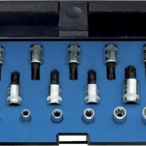 Stecknuss-Satz 1/4" E4-E10x mm T8-40x mm 15-teilig GEDORE