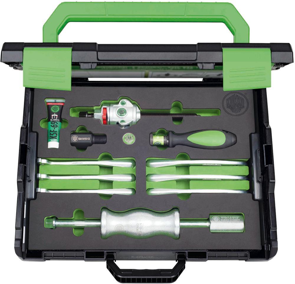 Kombi-Abzieher mit Sperrmechanismus 3-armig KUKKO 1 Kombi-Abzieher mit Sperrmechanismus 3-armig KUKKO