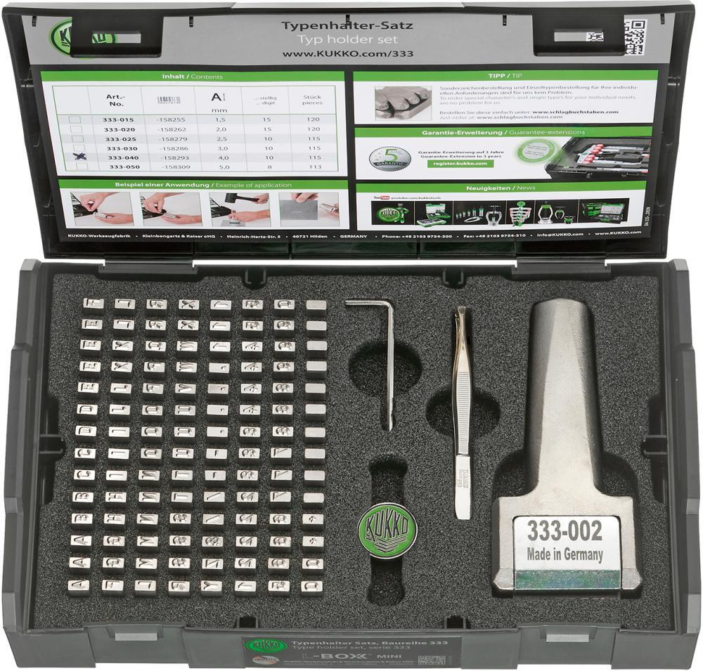 Typenhalter-Satz Schrifthöhe 4mm TURNUS 1 Typenhalter-Satz Schrifthöhe 4mm TURNUS