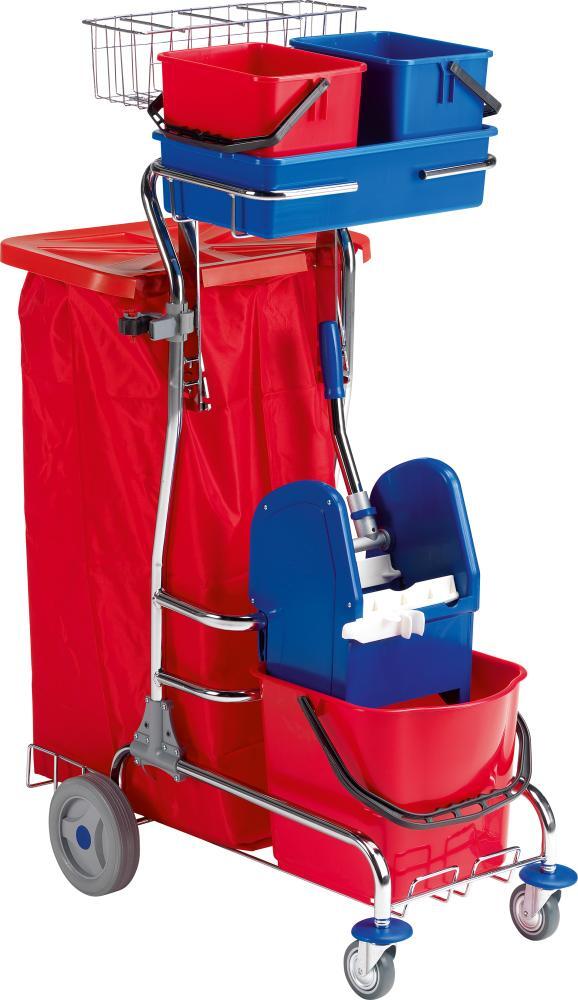 Reinigungswagen 750x460x1220mm 1 Reinigungswagen 750x460x1220mm
