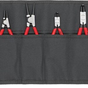 Sicherungsringzangen-Satzin Rolltasche 8-teilig KNIPEX