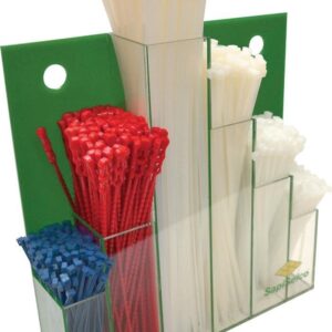 Kabelbinder-Set Nylon Wanddispay 600-teilig SapiSelco