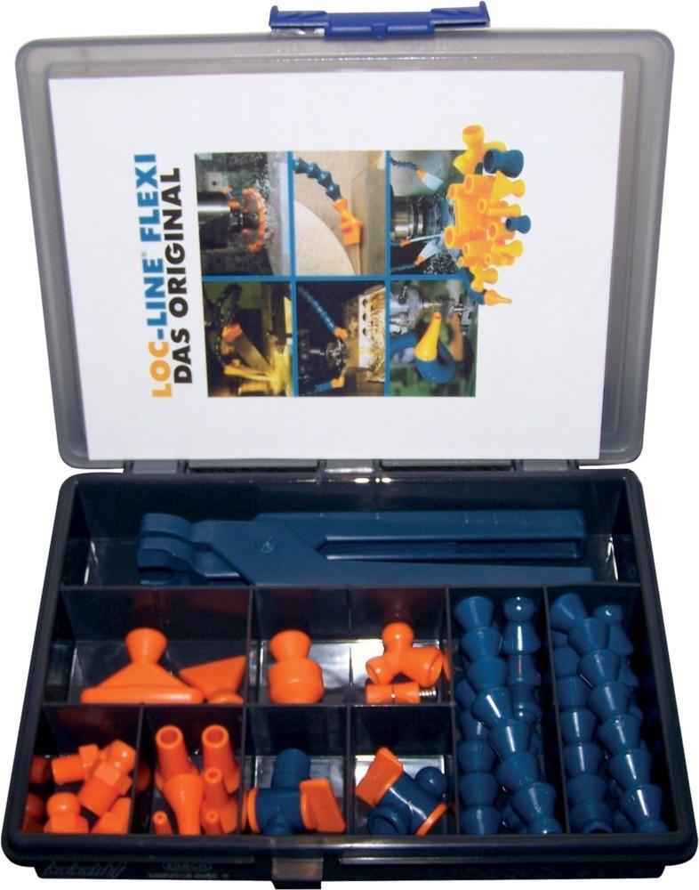 Kühlmittelschlauch-Satz Flexi-Box 27-teilig 1/2" LOC-LINE 1 Kühlmittelschlauch-Satz Flexi-Box 27-teilig 1/2" LOC-LINE