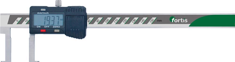 2290688 messschieber nuten digital 22 150 0 01mm fortis