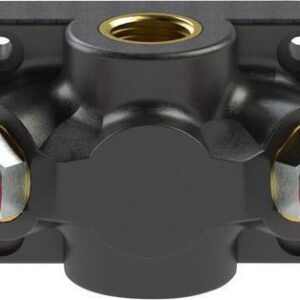 Endverteilerdose Kunststoff Innengewinde 1xG1/2" zu 2xSchwenk- K