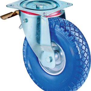 Lenkrolle 260mm L420.C91 Pl.,pannens.blau,RL,Fest L420.C91.262