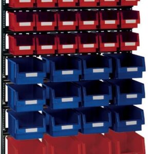 Vario-Regal V15l mit PLK-Kästen, schwarz