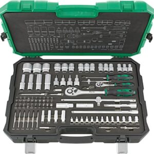 Steckschl.-Grt. 1/4"+1/2"91tlg. FORTIS