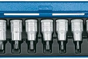 Schraubendrehereinsatz- Satz 1/2" T20 bis T60 9-teilig GEDORE